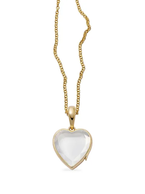 Loquet 18K yellow gold midi heart locket