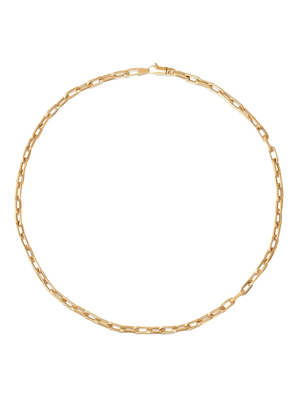 Sara Weinstock 18k Yellow Gold Rectangle Charm Necklace In Gold