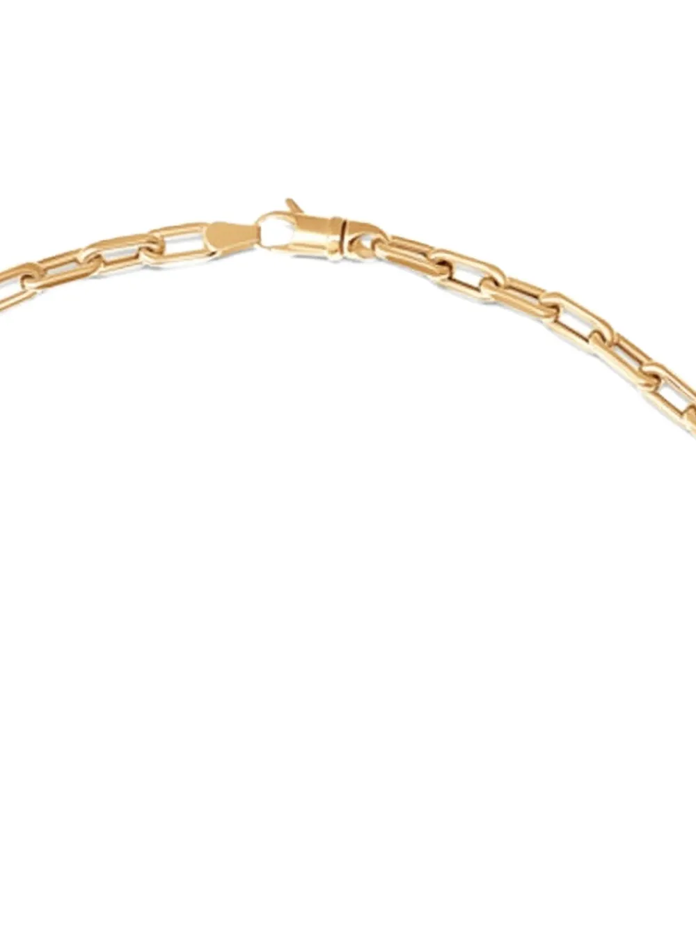 Sara Weinstock 18k Yellow Gold Rectangle Charm Necklace In Gold