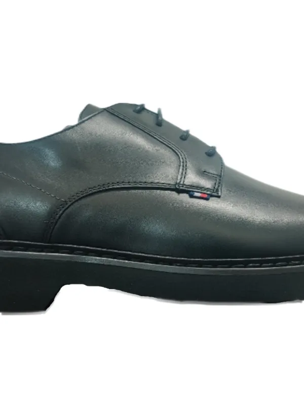 Tommy Hilfiger Leather Derby Shoes | Black | FARFETCH display picture 1