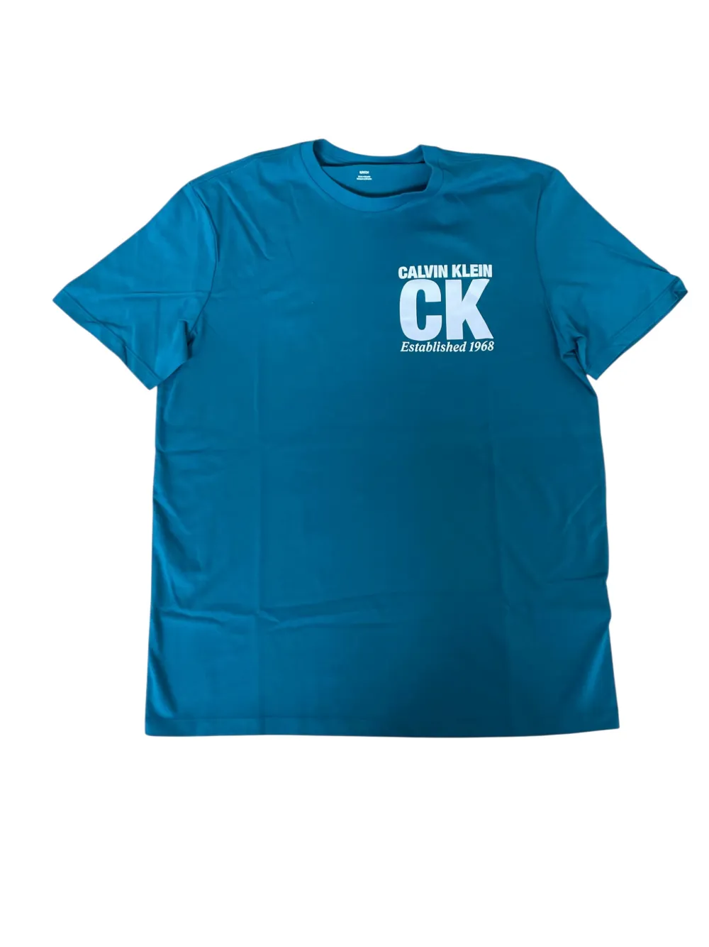 Calvin Klein Logo-print T-shirt In Blue