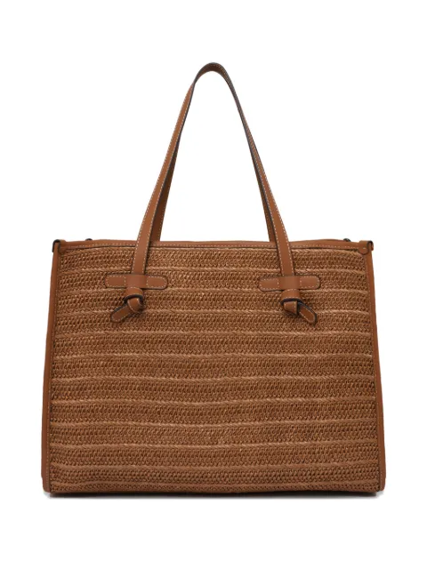 MARCELLA CLUB textured top-handle tote bag