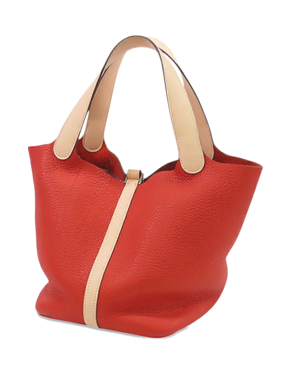 Hermès Pre-Owned 2016 Bicolor Clemence and Swift Picotin Lock 22 handbag | Pre-Owned | Image 2