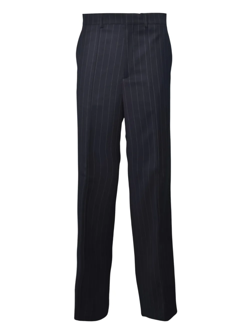 Nineminutes Stripe-pattern Trousers In Blue