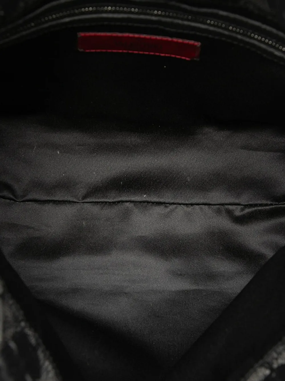 VALENTINO GARAVANI Pre-owned 2000-2017 Atelier Lace Satchel In Black