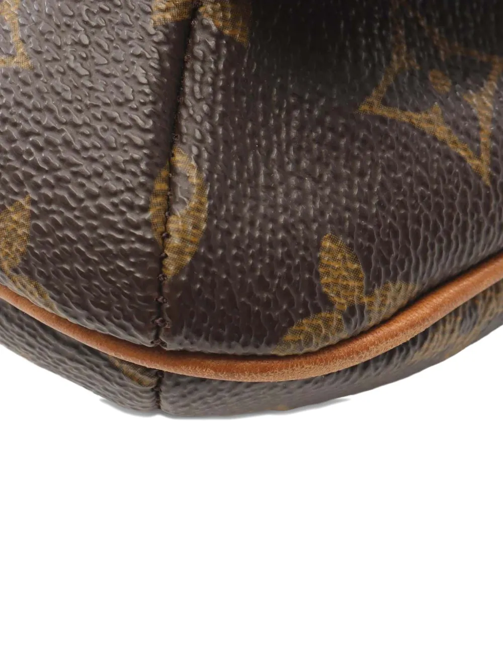 Pre-owned Louis Vuitton 1999 Monogram Musette Tango Short Strap Shoulder Bag In Brown