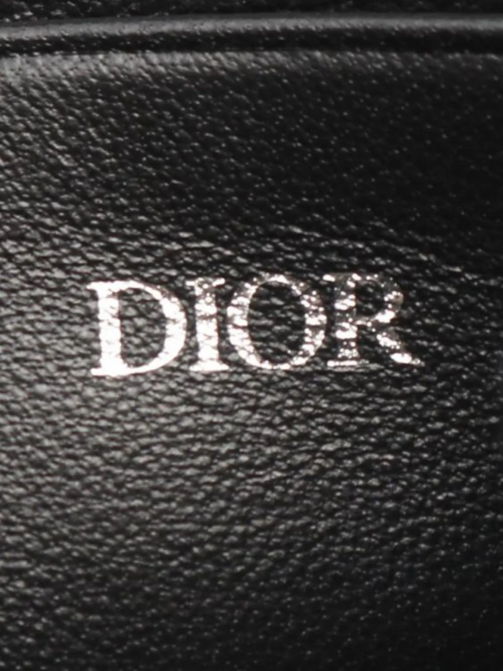 DIOR Pre-owned 2021-2025 Coated Canvas Cd Diamond Messenger Pouch Crossbody Bag In Black