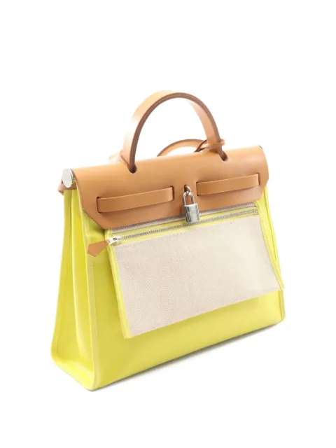 Hermès Pre-Owned 2019 Toile Vache Hunter Herbag Zip 31 satchel