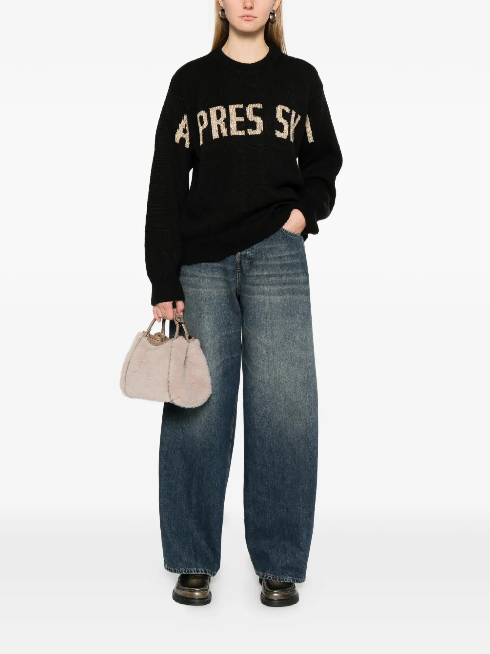 MC2 Saint Barth letter crew-neck sweater | Ski Tops | Image 2