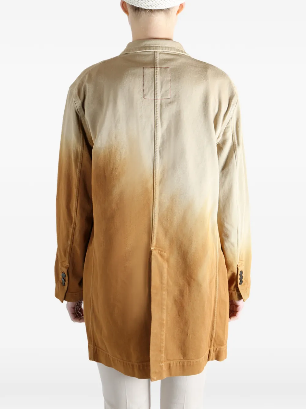 Uma Wang Kort blazer met dubbele rij knopen Bruin