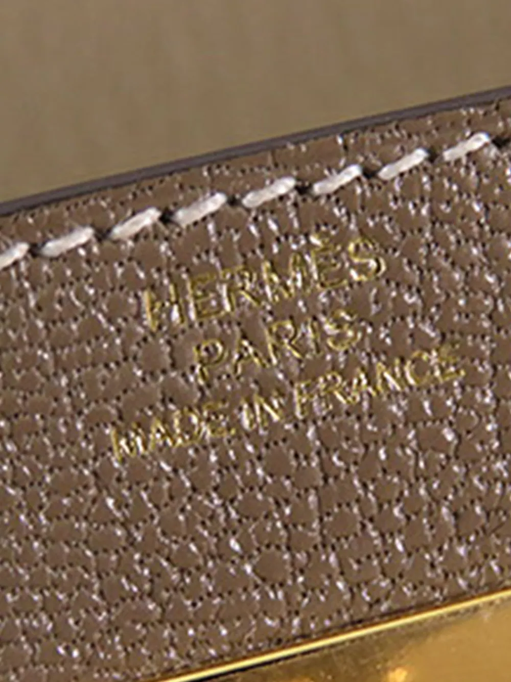 Pre-owned Hermes 2022 Chevre Mysore Kelly To Go Wallet Crossbody Bag In Brown