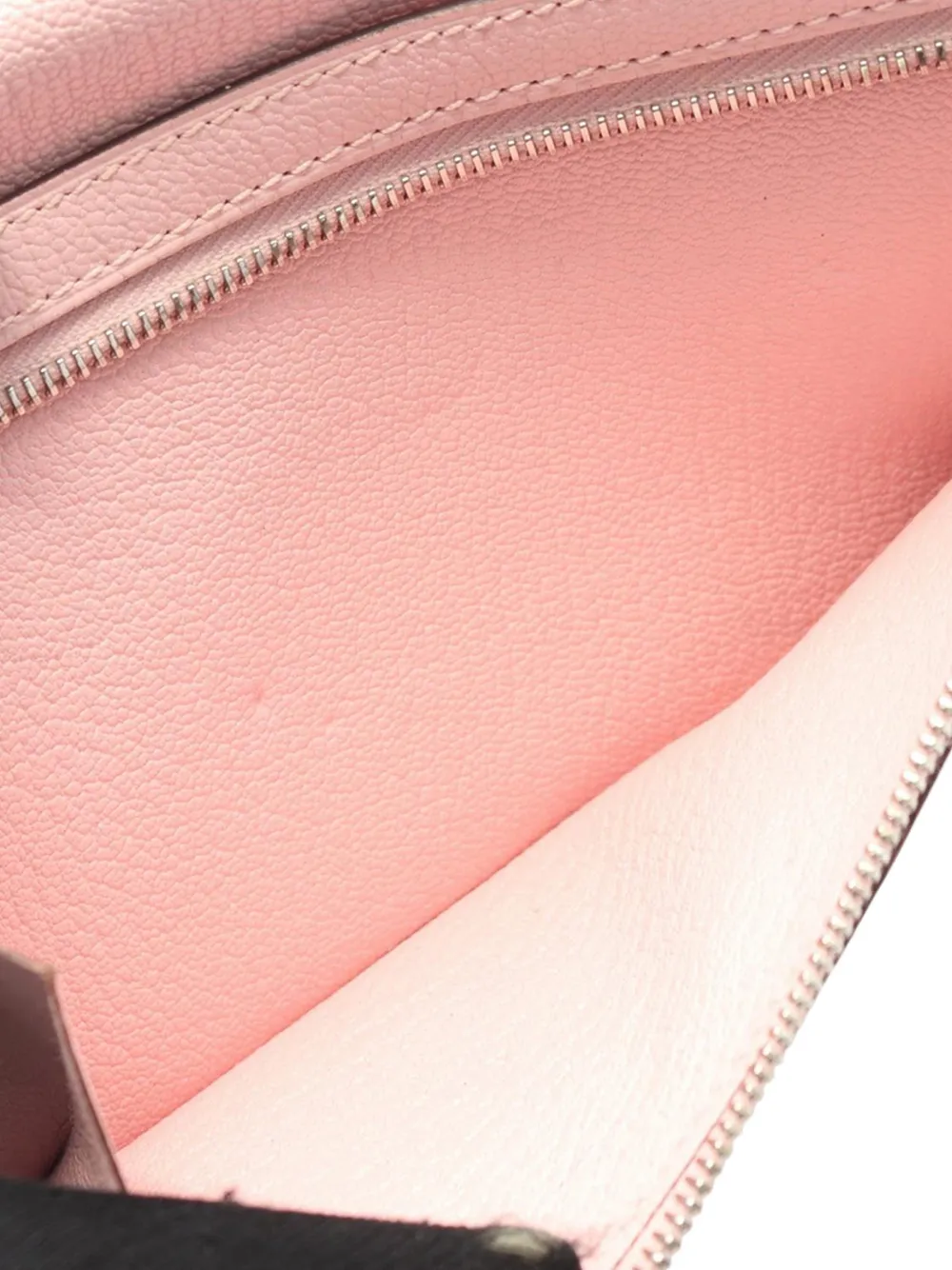 HERMES Pre-owned 2019 Chevre Bearn Soufflet Wallet Long Wallets In Pink