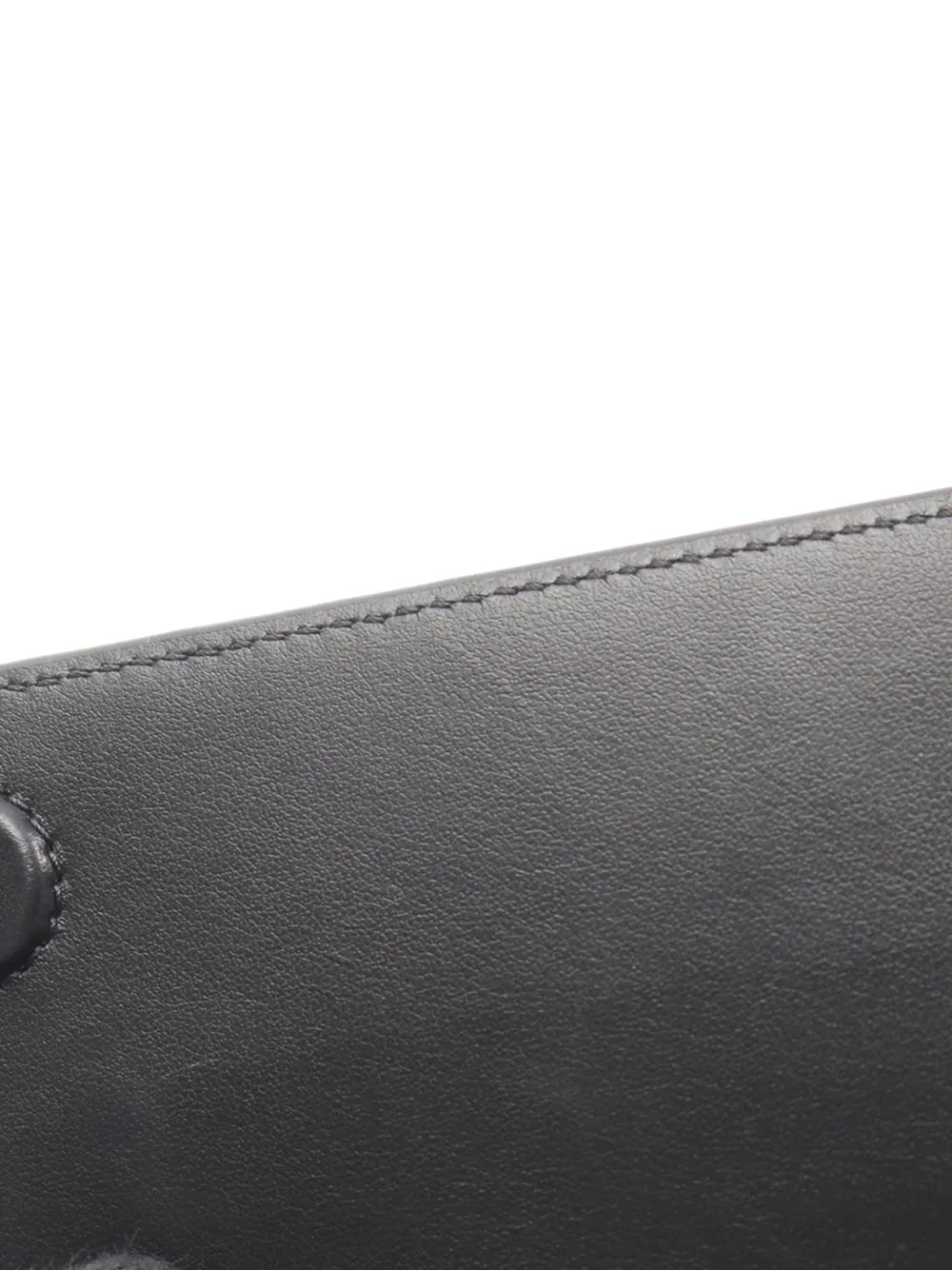 CELINE Pre-owned 2010-2025 Embossed Leather Triomphe Crossbody Bag In Black