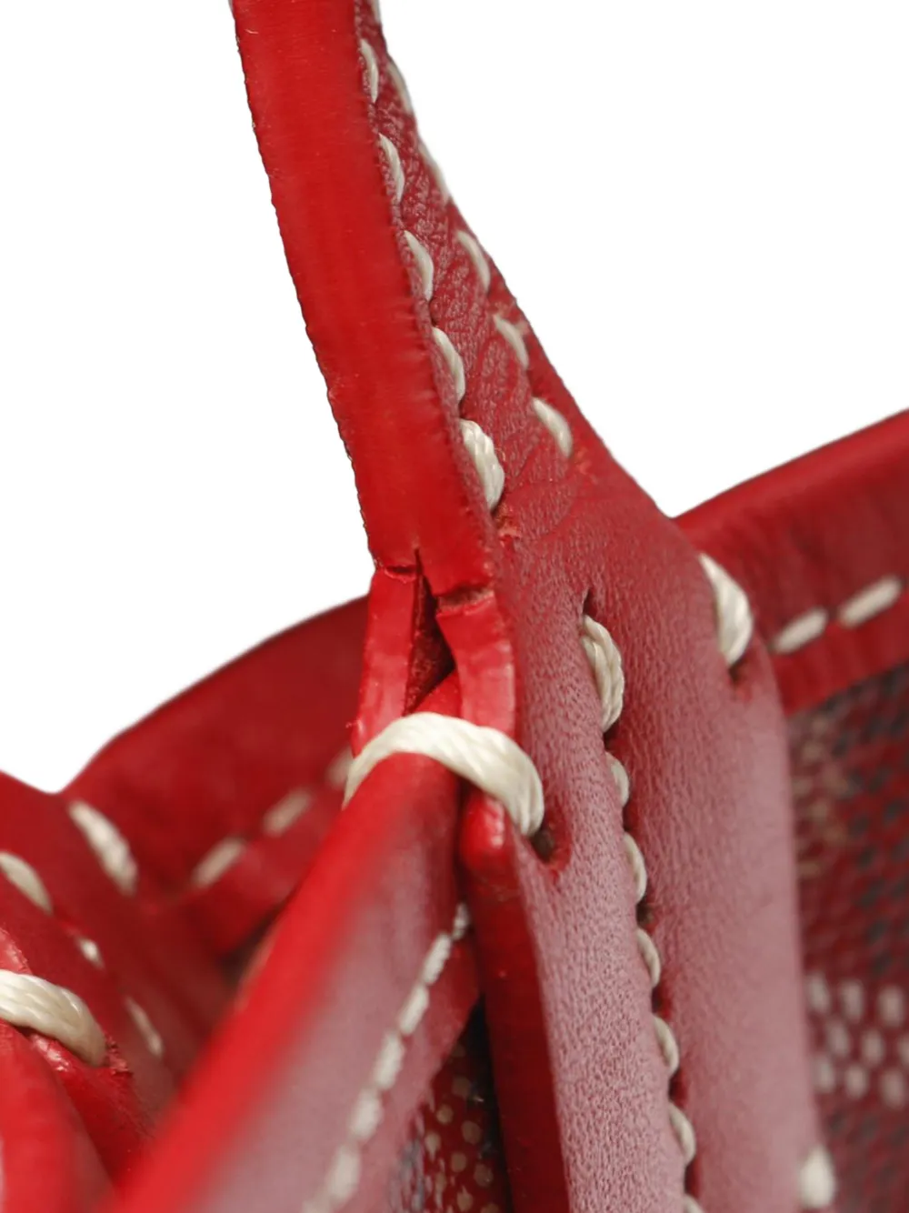 Pre-owned Goyard 2021-2025 Ine Saint Louis Pm Tote Bag In Red