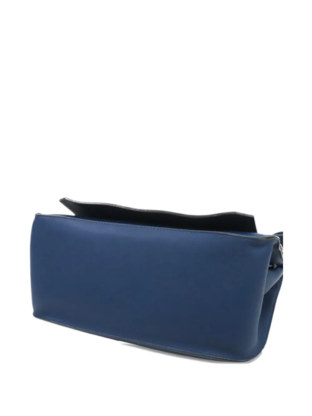 Pre-owned Hermes 2015 Swift Jypsiere 28 Crossbody Bag In Blue