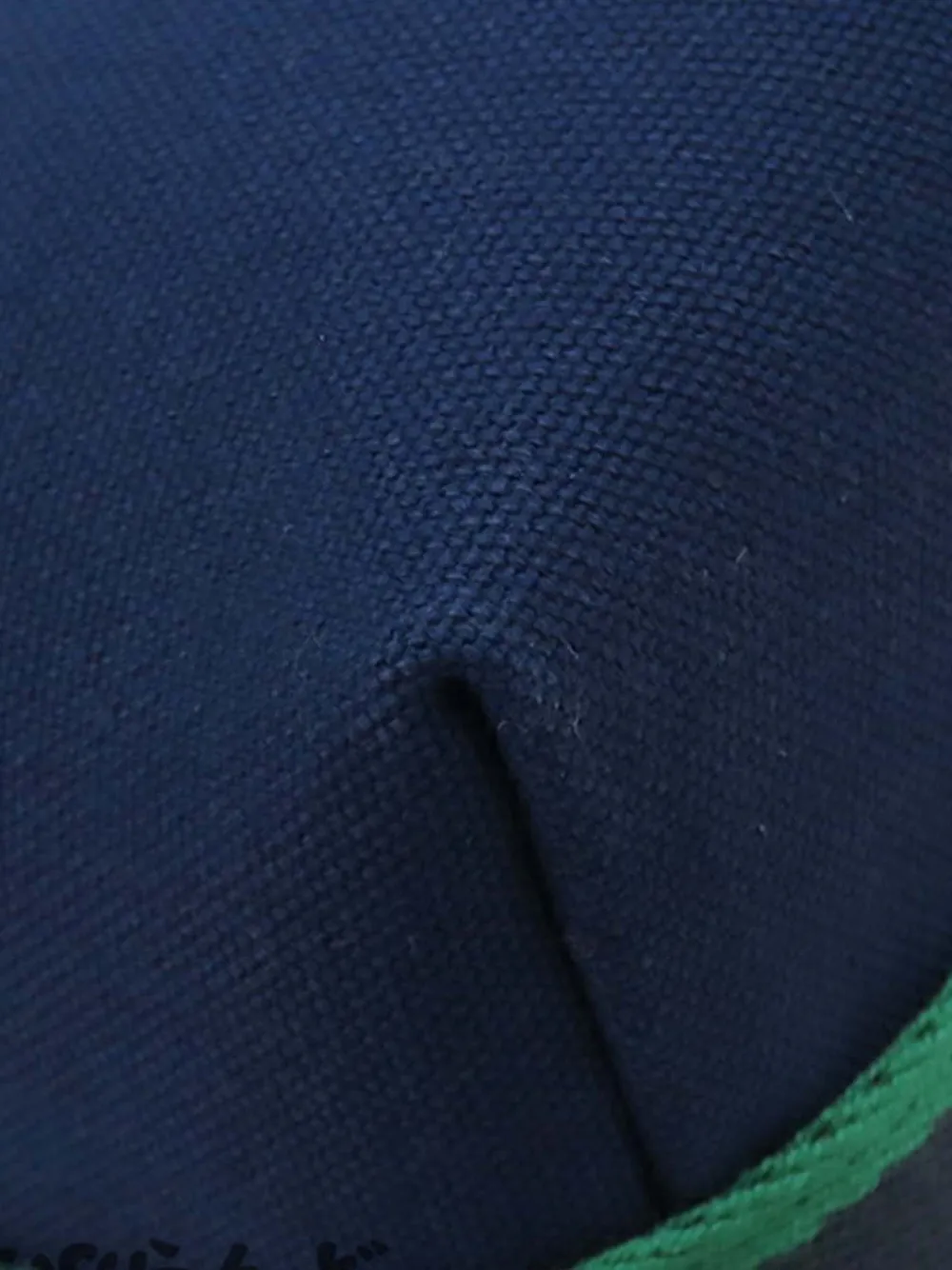 Pre-owned Hermes 2010-2024 Small Toile Bride A Brac Case Vanity Bag In Blue