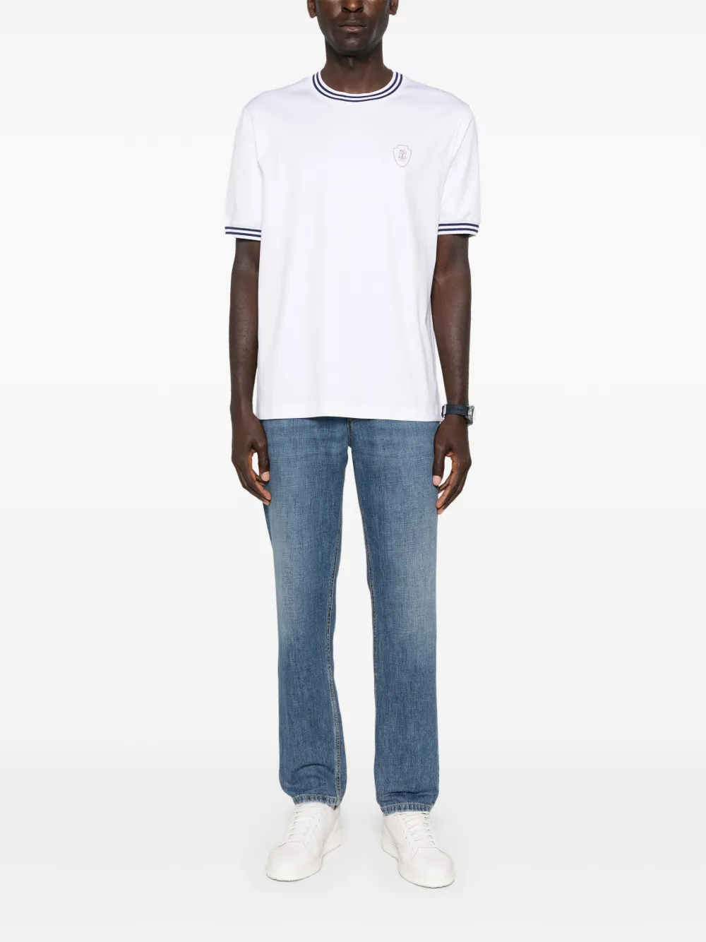 Brunello Cucinelli trim crest T-shirt | T-Shirts | Image 2