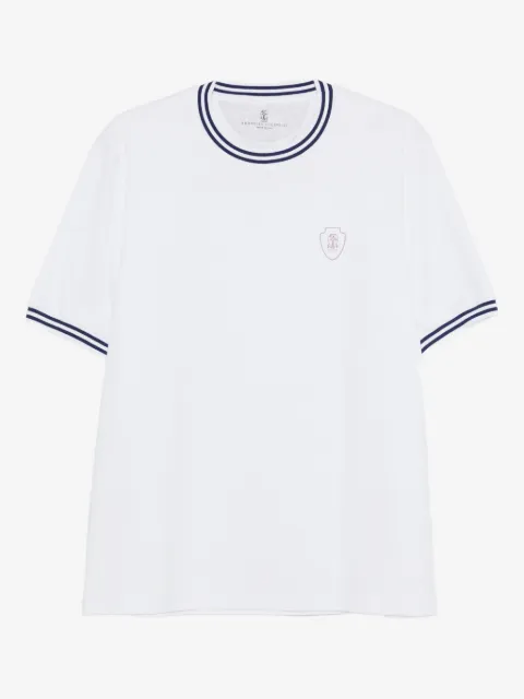 Brunello Cucinelli crew-neck logo T-shirt