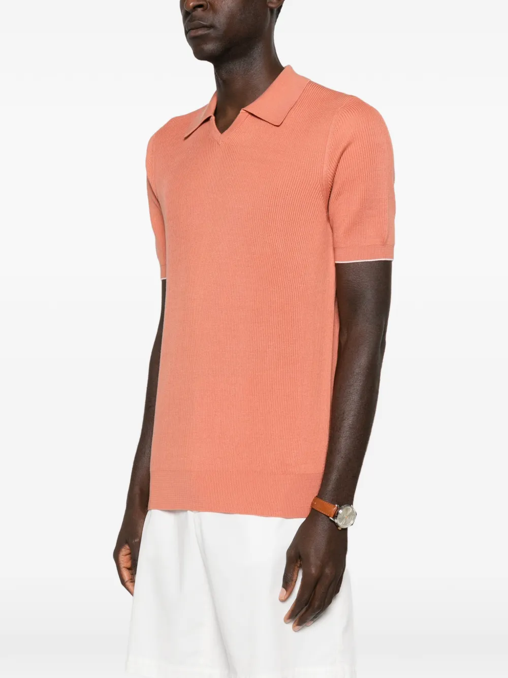 Brunello Cucinelli Vネック Tシャツ | オレンジ | FARFETCH JP