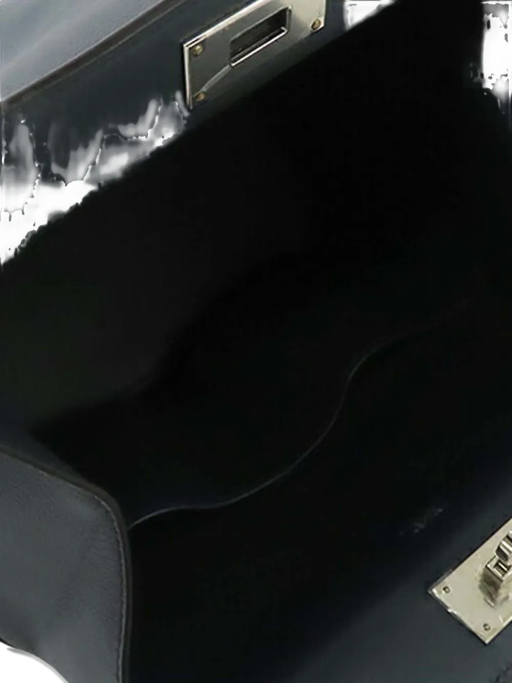 HERMES Pre-owned 2016 Evercolor Toolbox 20 Satchel In Blue