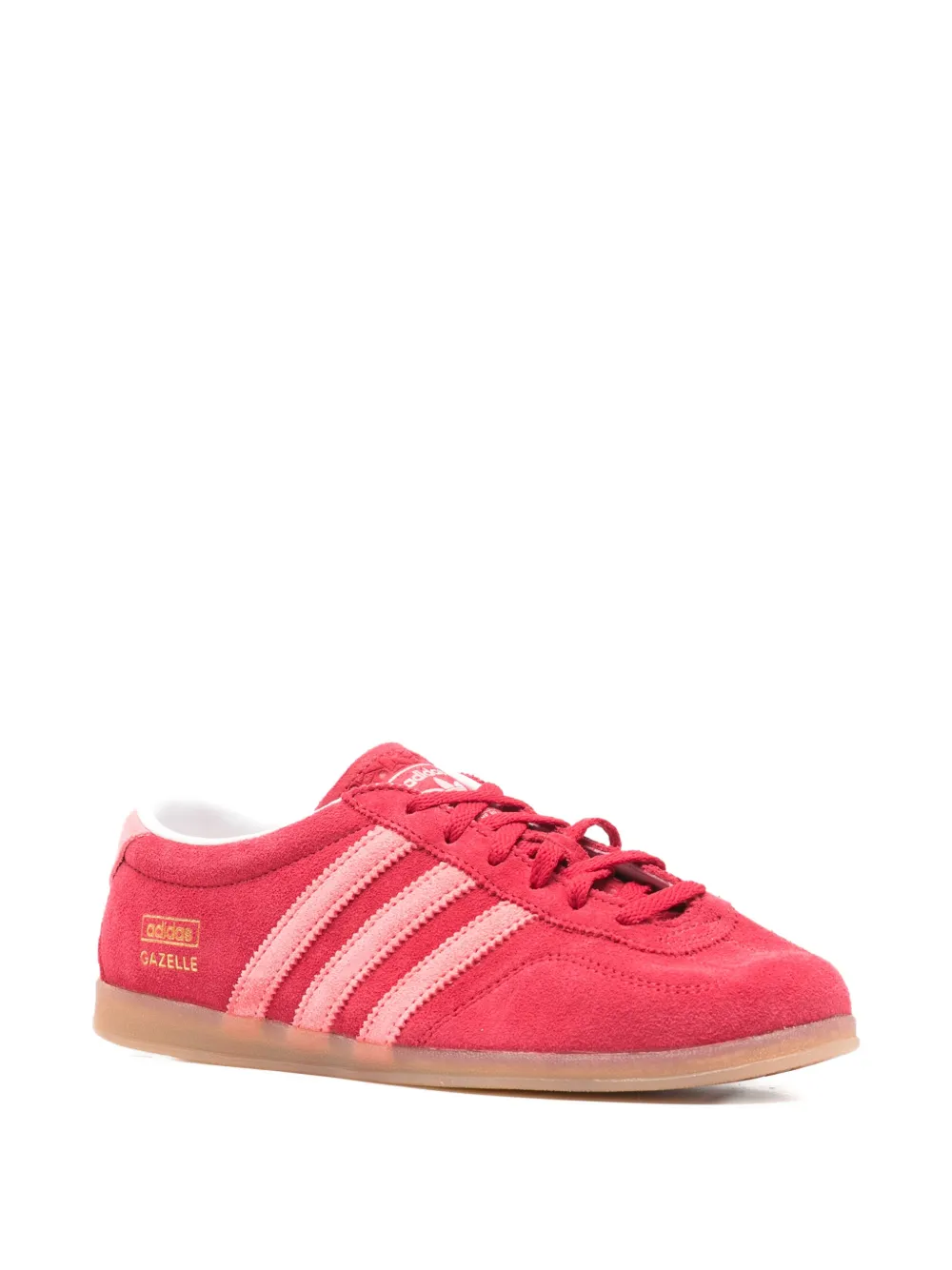 adidas Gazelle three-stripe trainers Rood