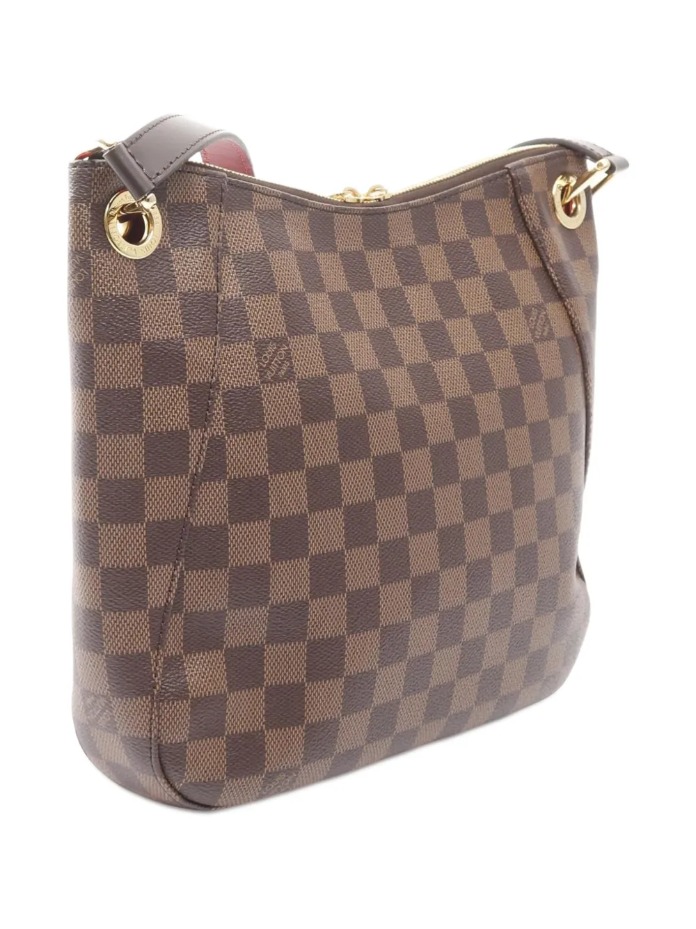 LOUIS VUITTON Pre-owned 2019 Damier Ebene South Bank Besace Crossbody Bag In Brown