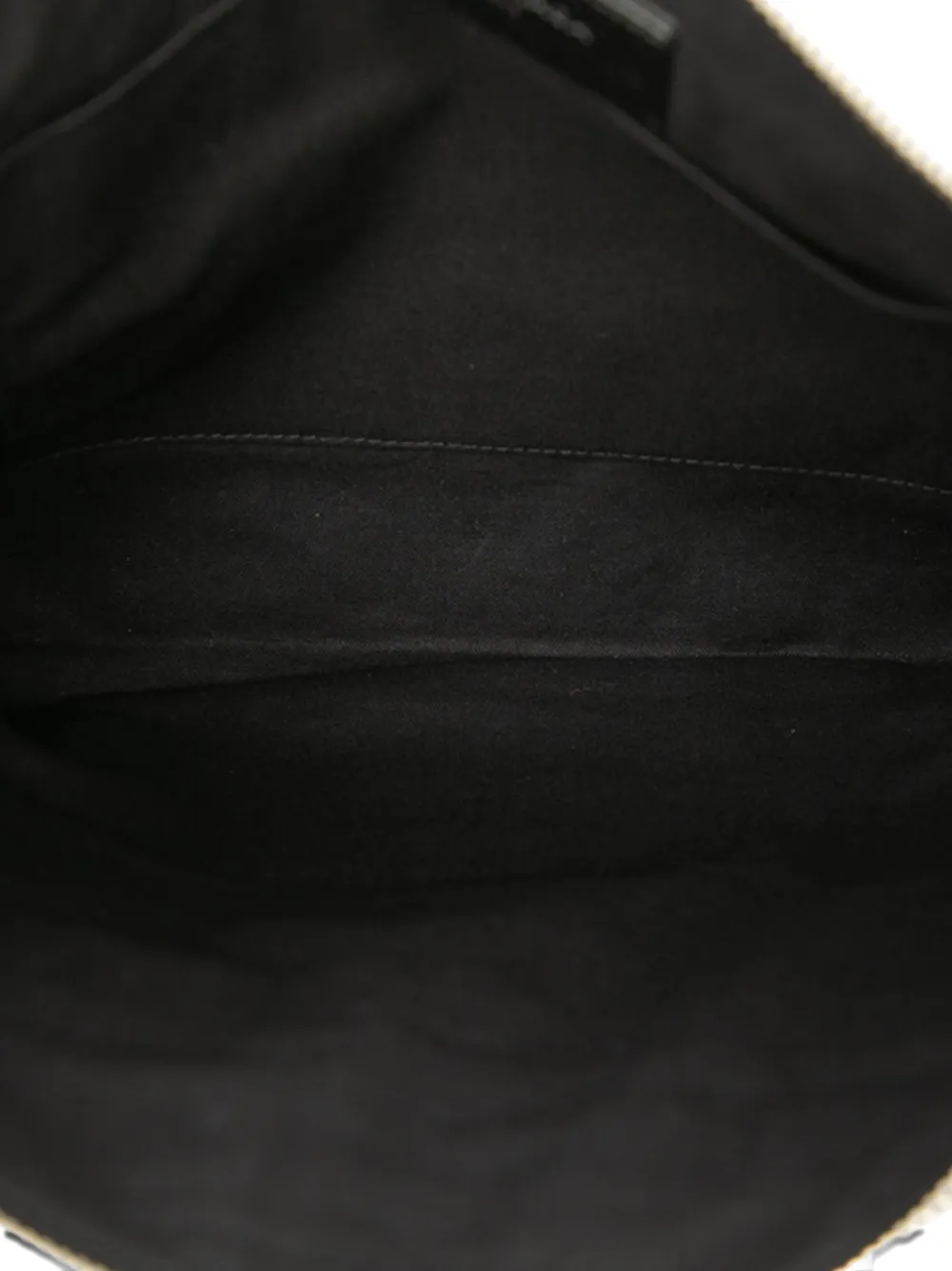 Pre-owned Balenciaga 2016 Lambskin Motocross Classic Zip Around Flat Clutch Bag In Black