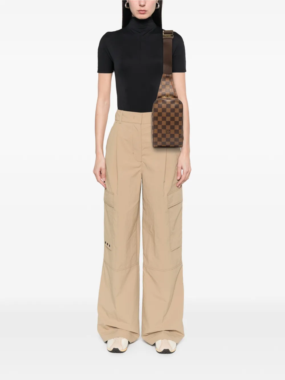 Louis Vuitton Pre-Owned 2003 Damier Ebene Geronimos crossbody bag | Pre-Owned | Image 2