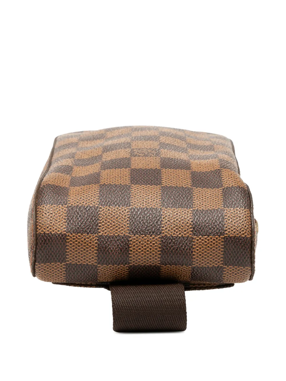 LOUIS VUITTON Pre-owned 2003 Damier Ebene Geronimos Crossbody Bag In Brown