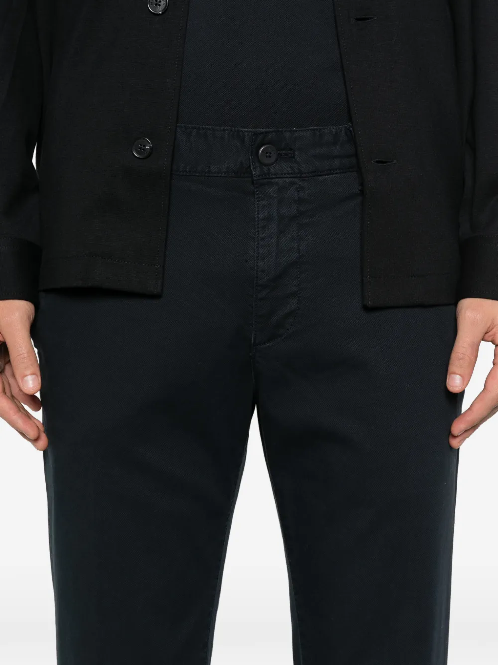 Marc O'Polo Stig broek met vijf zakken Blauw