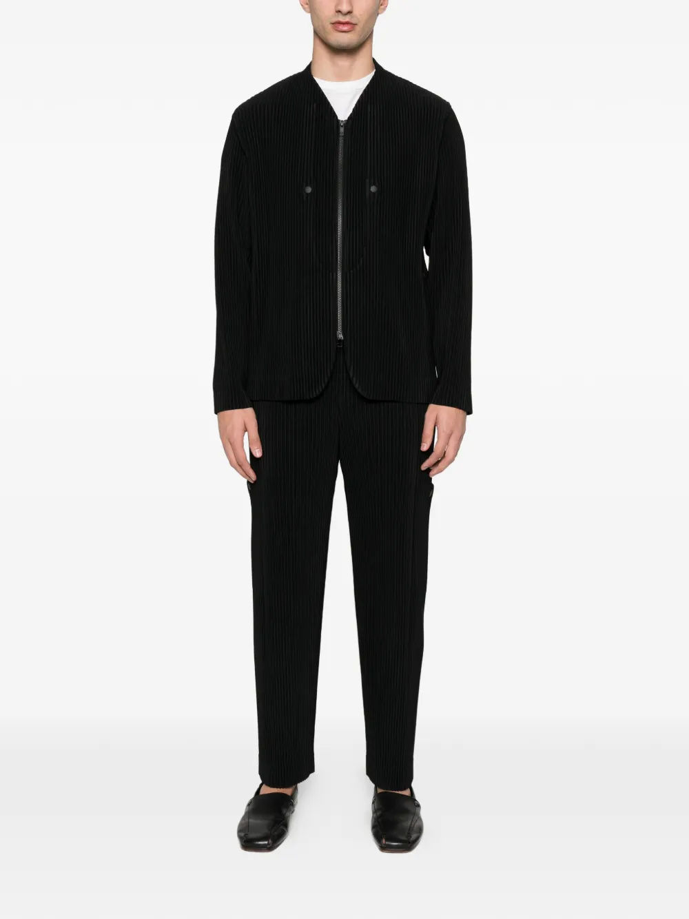 Homme Plissé Issey Miyake Quarry zipped jacket | Lightweight Jackets | Image 2