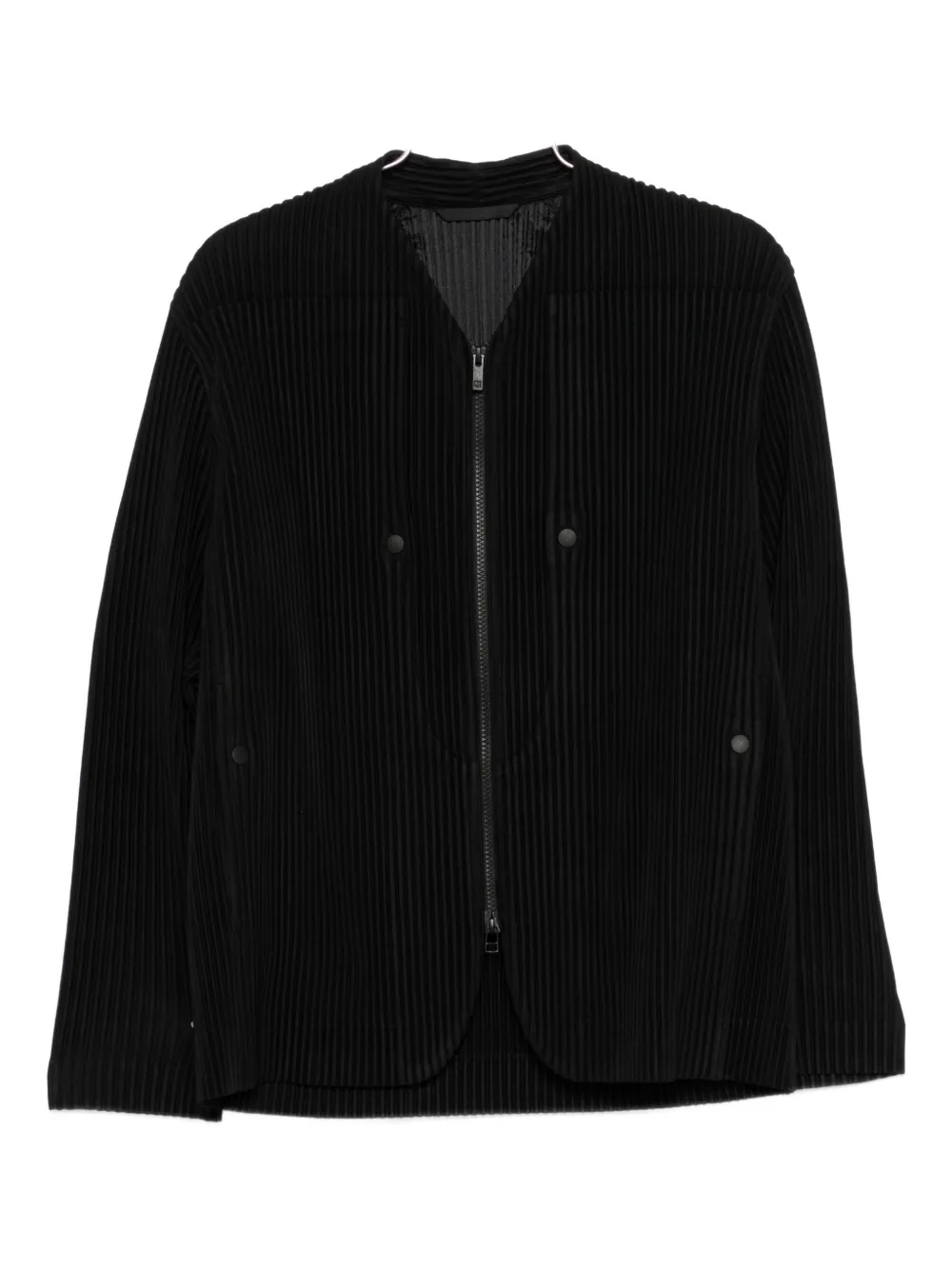 Homme Plissé Issey Miyake Quarry zipped jacket - Nero