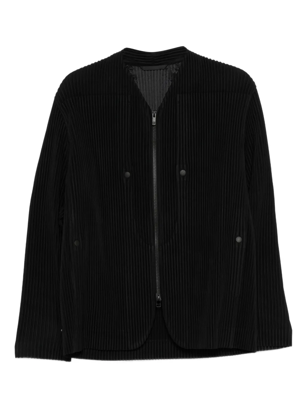 Homme Plissé Issey Miyake Quarry zipped jacket | Black | Image 1