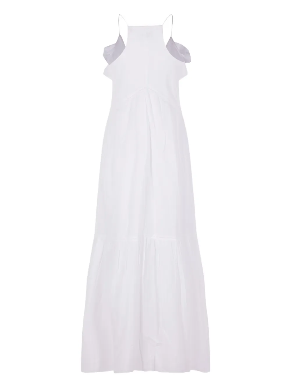 MARANT ÉTOILE Vasma spaghetti-strap maxi dress - Wit