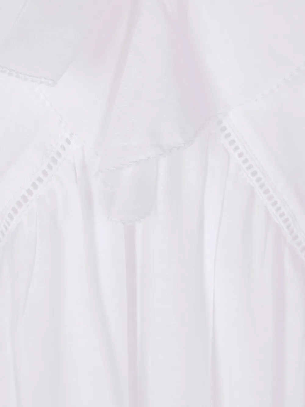 Isabel Marant Étoile Vasma Cotton Voile Dress Maxi Backless In White