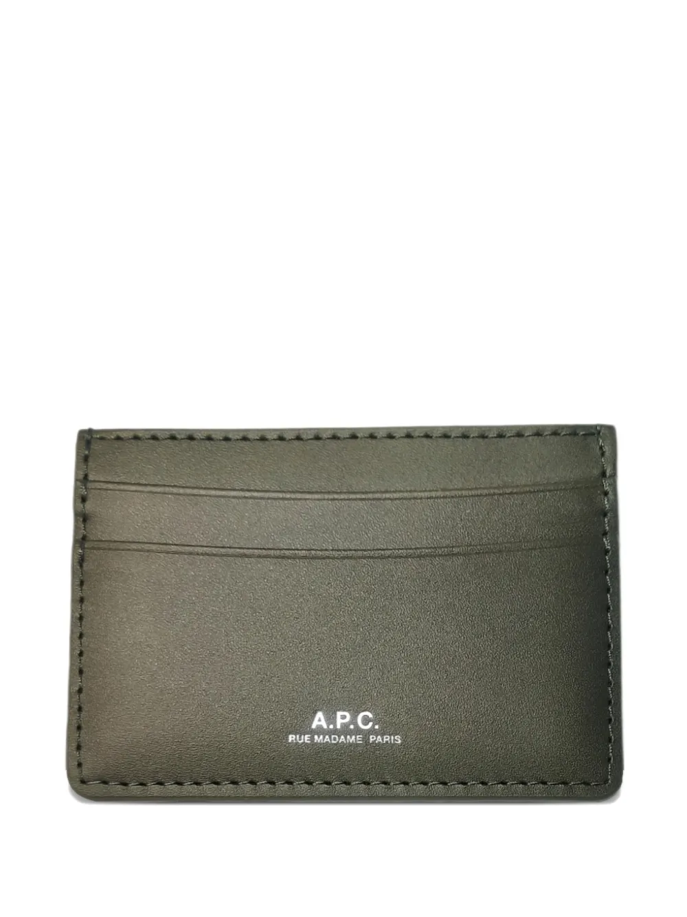 A.P.C. André logo-detail cardholder | Green | Image 1