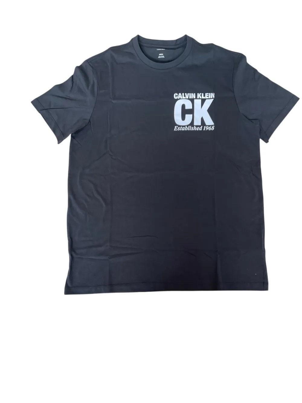Calvin Klein Logo-print T-shirt In Blue