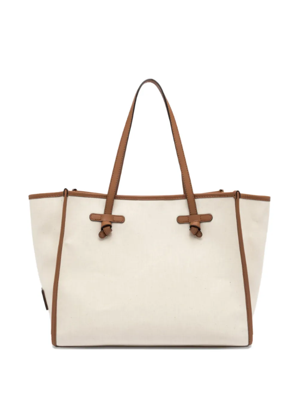 MARCELLA CLUB knot-detail shoulder bag - Beige