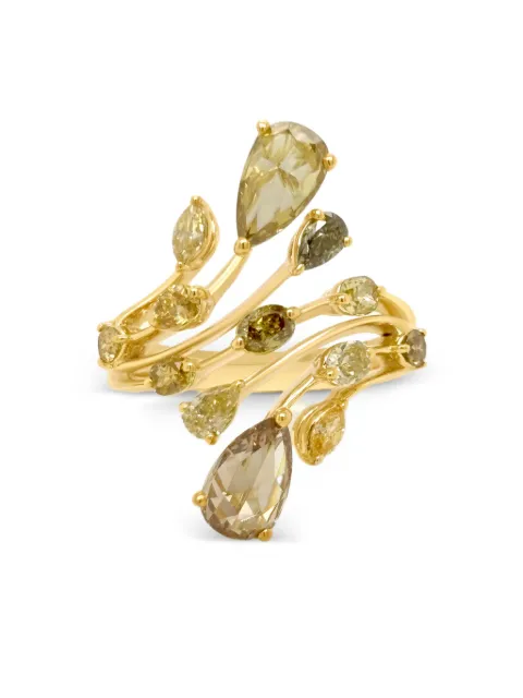 HYT Jewelry anillo en oro amarillo de 18kt con diamante
