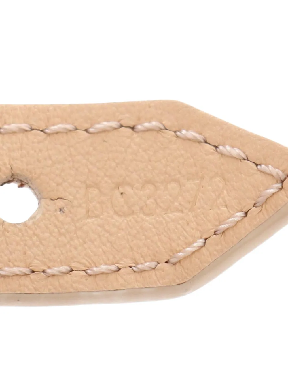 Pre-owned Louis Vuitton 2022 Leather Lv Iconic Bracelet Costume Bracelet In Brown