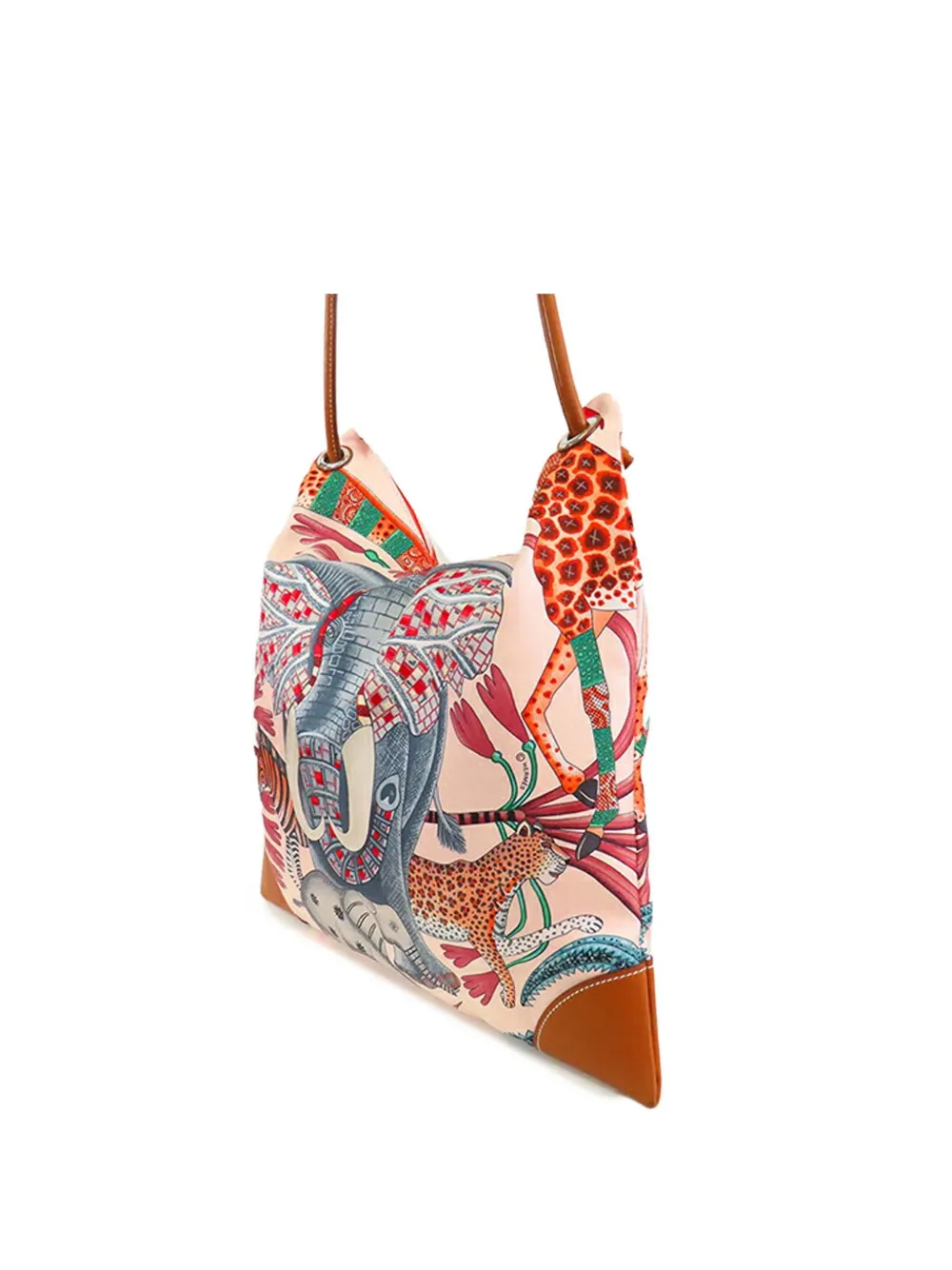 HERMES Pre-owned 2016 Silk La Marche Du Zambeze Silky City 33 Crossbody Bag In Brown