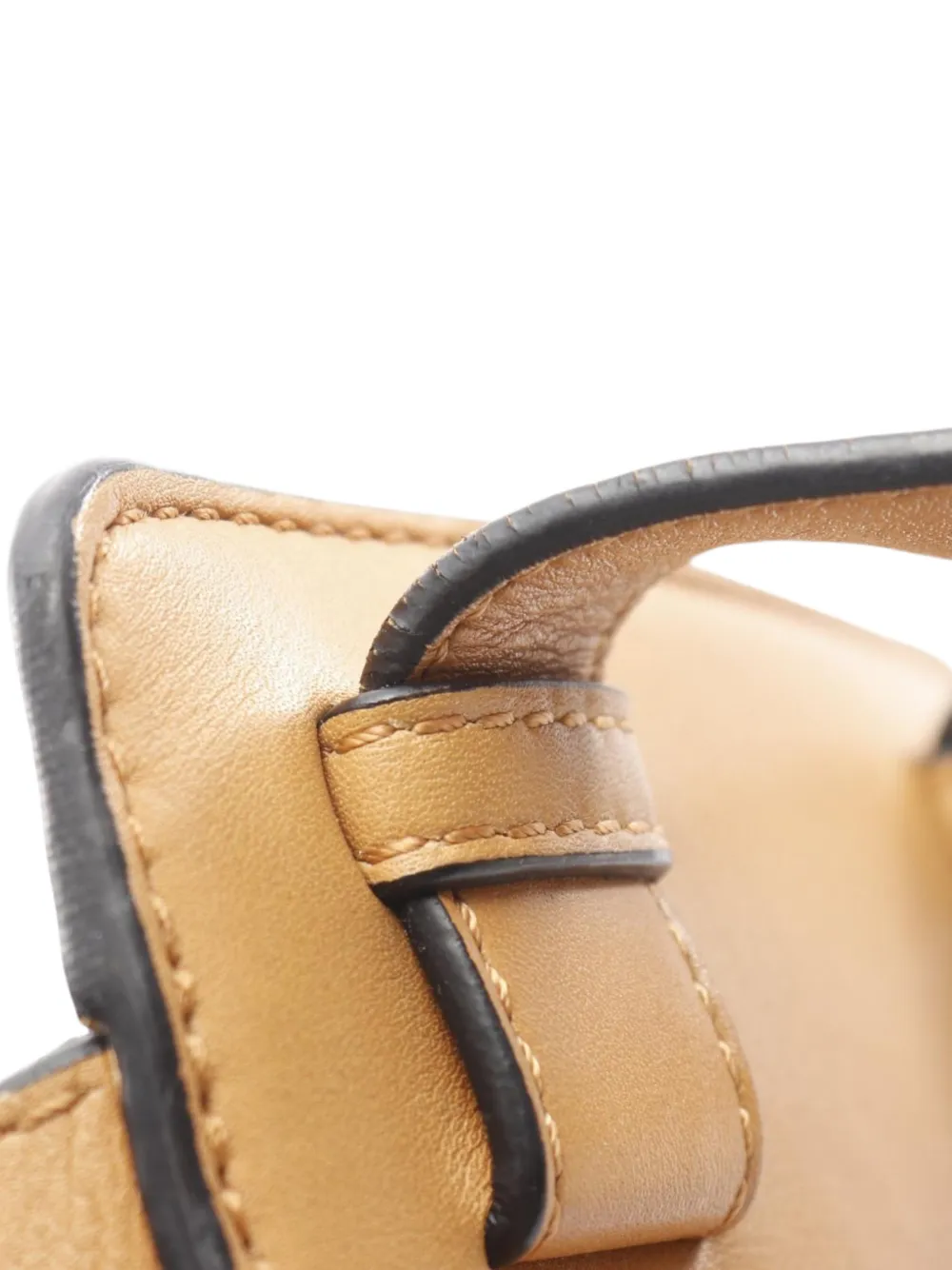 Pre-owned Loewe 2010-2025 Medium Leather Hammock Satchel In Brown