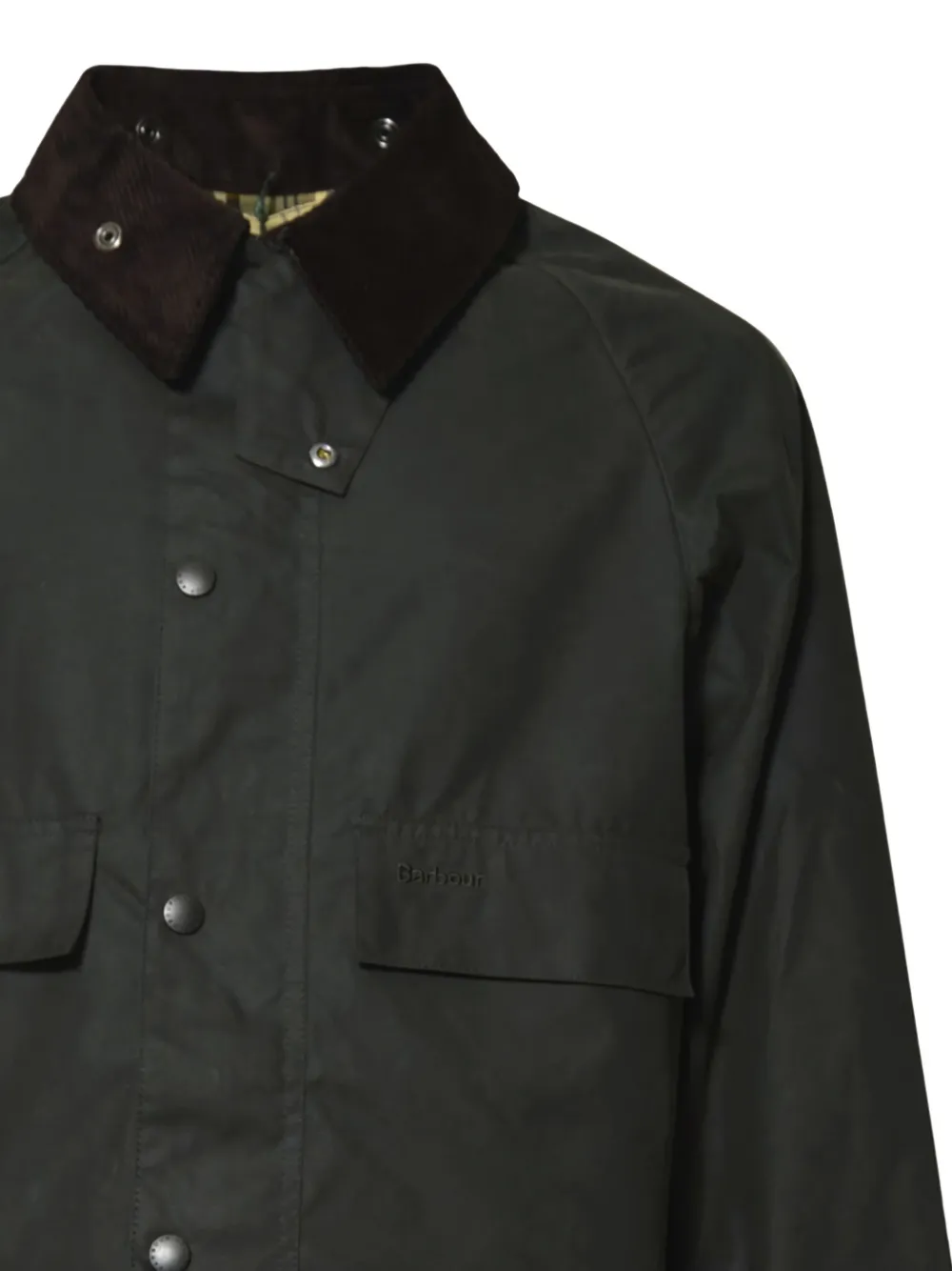  Barbour Corduroy-collar Jacket - Green 