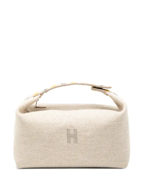 Hermès Pre-Owned 2010-2025 Large Wool Au Carre Bride A Brac Case vanity bag