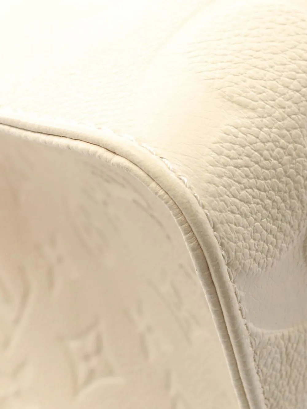 Pre-owned Louis Vuitton 2021-2025 Monogram Empreinte Onthego Mm Satchel In Brown