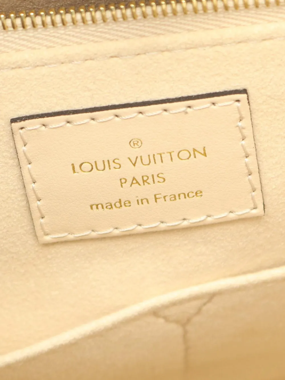 Pre-owned Louis Vuitton 2021-2025 Monogram Empreinte Onthego Mm Satchel In Brown