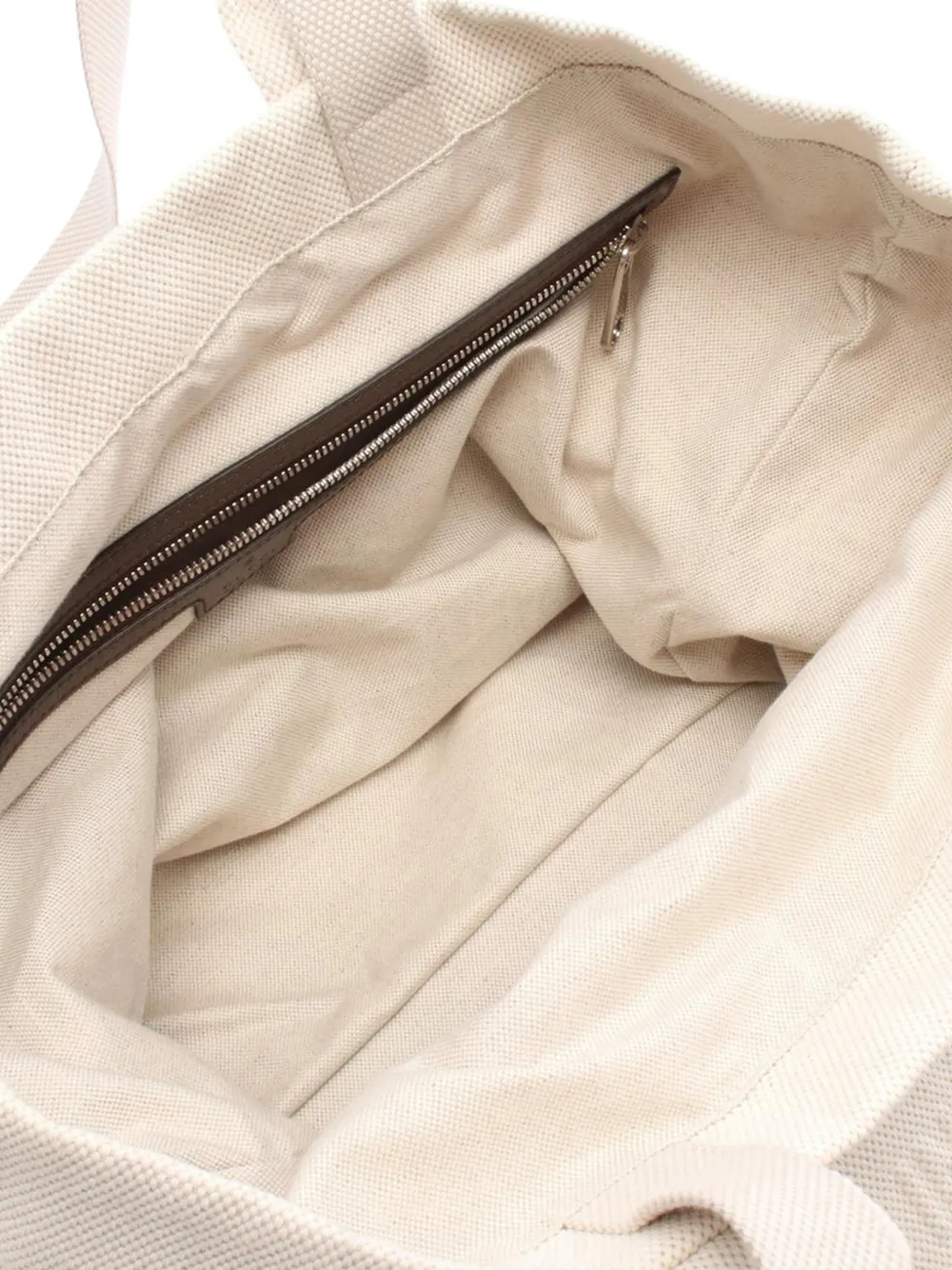 GUCCI Pre-owned 2016-2025 Canvas Web Tote Bag In Brown