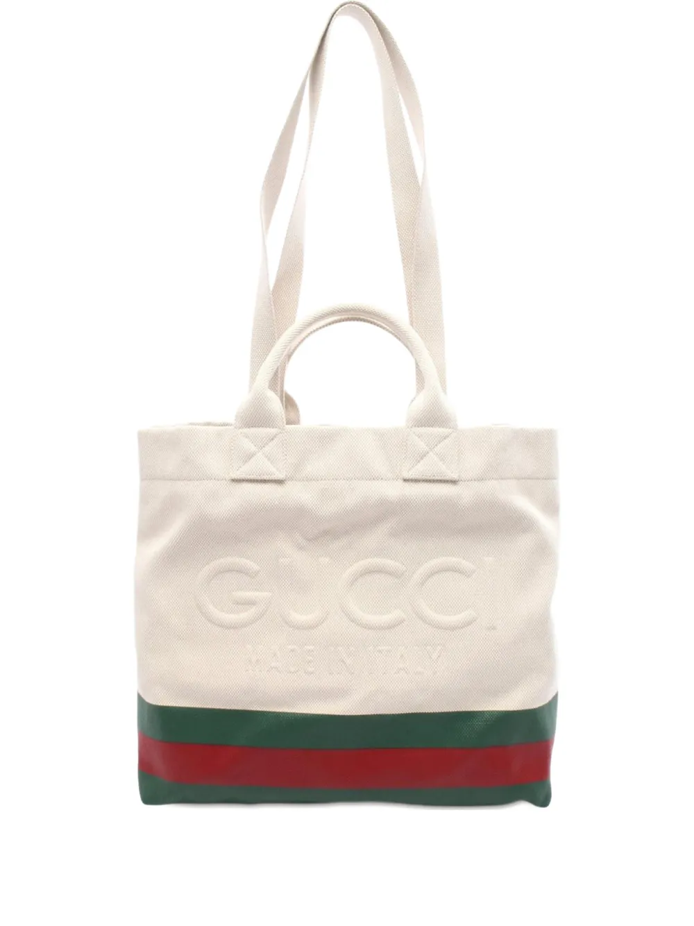 Gucci Pre-Owned 2016-2025 Canvas Web tote bag | Brown | Image 1