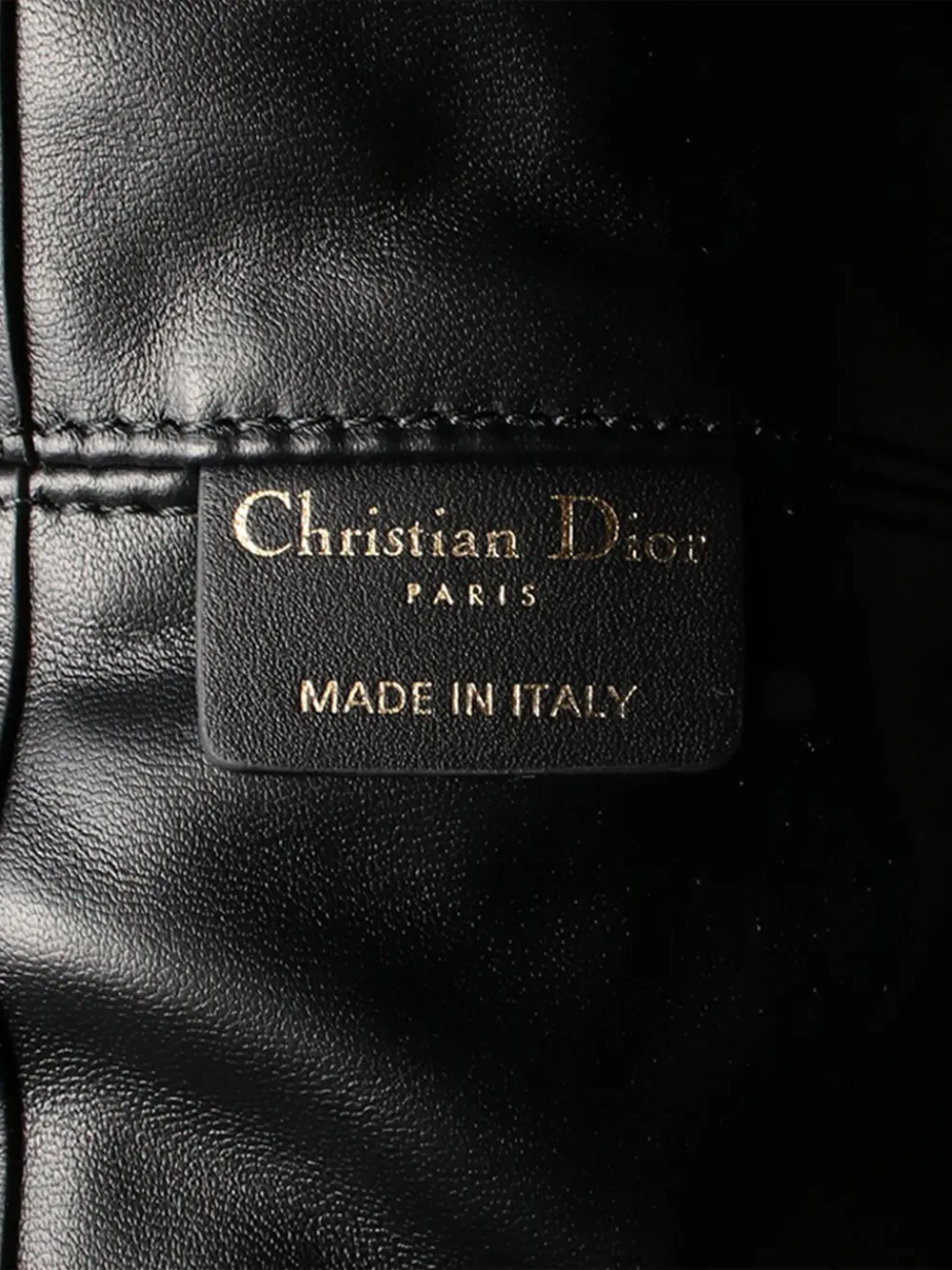 DIOR Pre-owned 2010-2025 Medium Calfskin Macrocannage Toujours Bag Tote Bag In Black