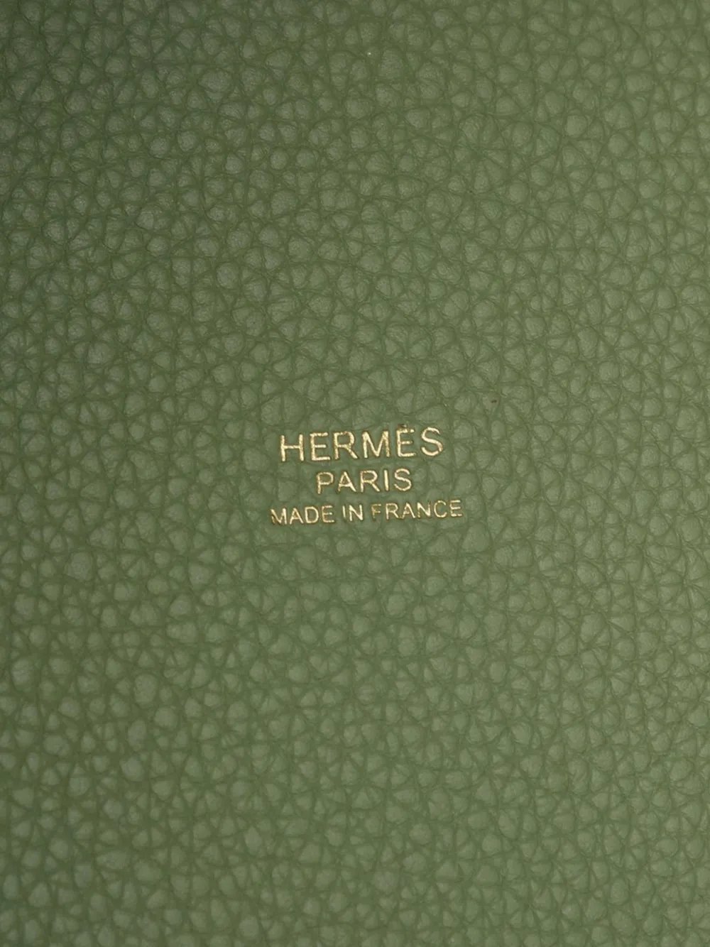 Pre-owned Hermes 2020 Clemence Picotin Lock 18 Handbag In Green